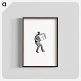 アートポスター-Worker from Un-Natural History Not Taught In Bored Schools
 - 大英図書館 Poster.