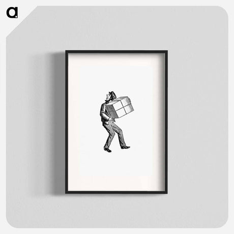 アートポスター-Worker from Un-Natural History Not Taught In Bored Schools
 - 大英図書館 Poster.