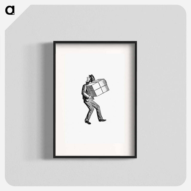 アートポスター-Worker from Un-Natural History Not Taught In Bored Schools
 - 大英図書館 Poster.