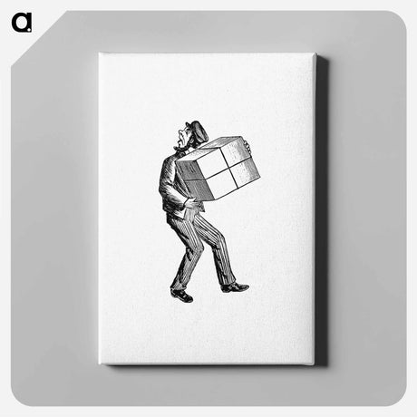 アートパネル-Worker from Un-Natural History Not Taught In Bored Schools
 - 大英図書館 Canvas.