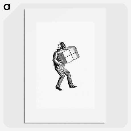 アートポスター-Worker from Un-Natural History Not Taught In Bored Schools
 - 大英図書館 Poster.