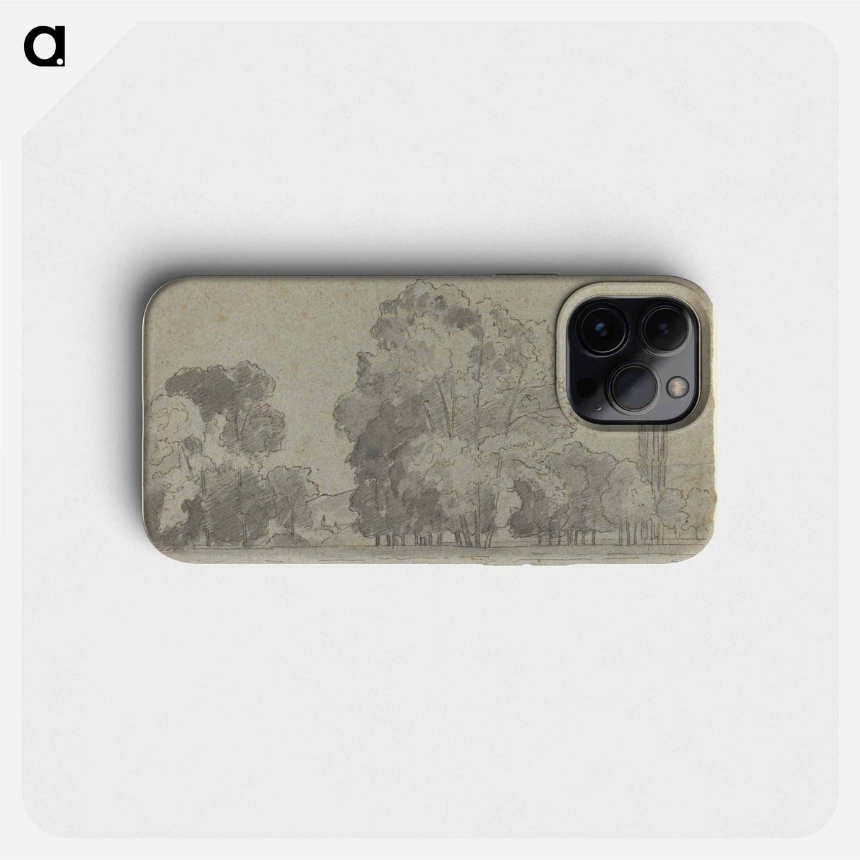 Grove of Trees - Camille Pissarro Phone Case.