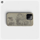 Grove of Trees - Camille Pissarro Phone Case.