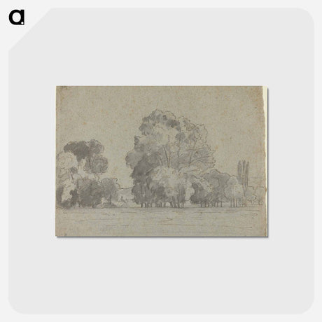 アートポストカード-Grove of Trees - カミーユ ピサロ Postcard.