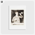 アートポストカード-Boy Blowing Soap Bubbles - エドゥアール マネ Postcard.