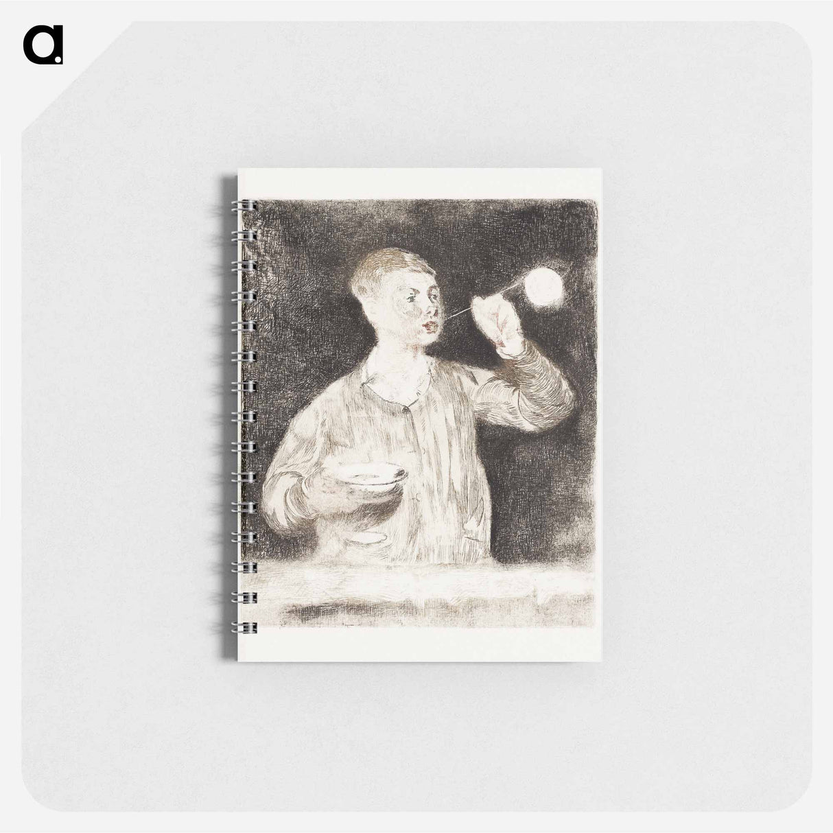 Boy Blowing Soap Bubbles - エドゥアール マネ Memo.