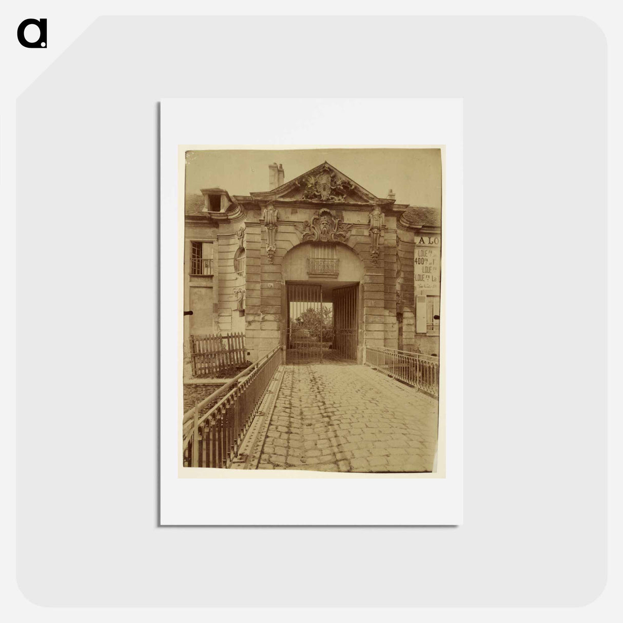 アートポストカード-Stains, Ancien pied-à-terre des ducs d'Orléans
 - ウジェーヌ アジェ Postcard.