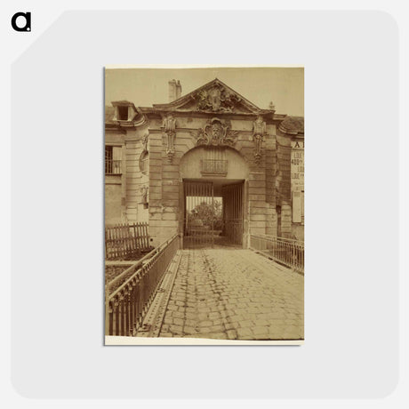 アートポストカード-Stains, Ancien pied-à-terre des ducs d'Orléans
 - ウジェーヌ アジェ Postcard.