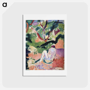 アートポストカード-Nude in a Wood - アンリ マティス Postcard.