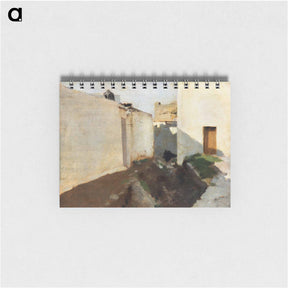 アートメモ帳-White Walls in Sunlight, Morocco - ジョン シンガー サージェント Memo.