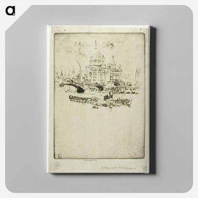 アートパネル-St. Paul's from the River
 - ジョセフ ペネル Canvas.