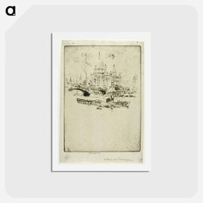 アートポストカード-St. Paul's from the River
 - ジョセフ ペネル Postcard.