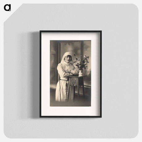 アートポスター-Nurse with a Vase of Flowers
 - 国立医学図書館 Poster.
