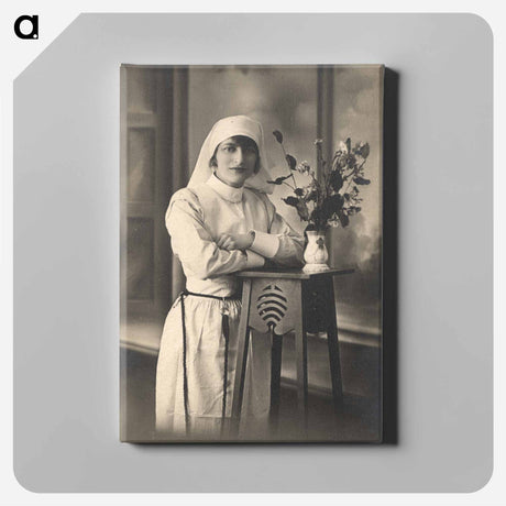 アートパネル-Nurse with a Vase of Flowers
 - 国立医学図書館 Canvas.