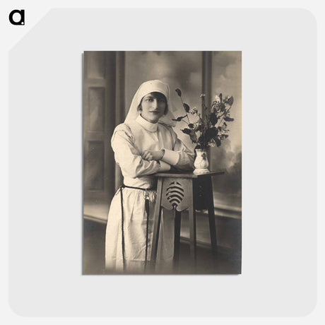 アートポストカード-Nurse with a Vase of Flowers
 - 国立医学図書館 Postcard.