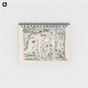 アートメモ帳-Small Bathers - ポール セザンヌ Memo.