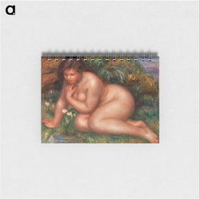 アートメモ帳-Bather Gazing at Herself in the Water - ピエール オーギュスト ルノワール Memo.