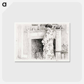 アートポストカード-The White Kimono
 - セントルイス美術館 Postcard.