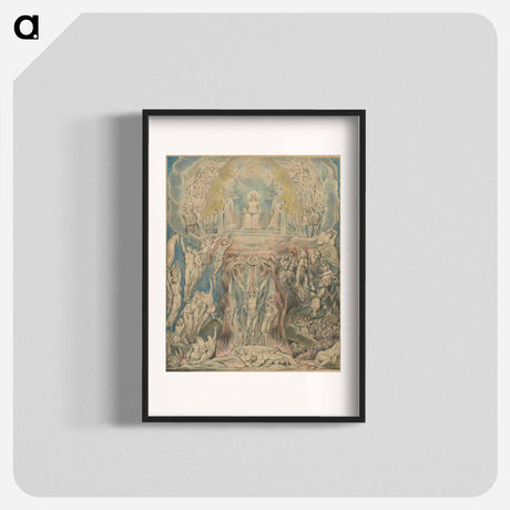 アートポスター-The Day of Judgment - ウィリアム ブレイク Poster.
