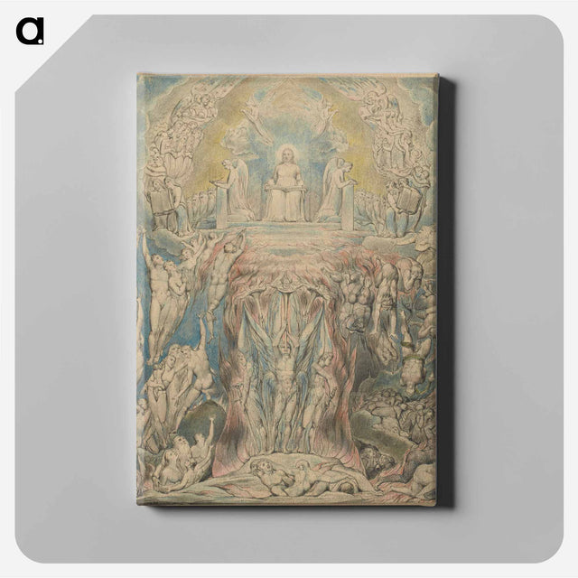 アートパネル-The Day of Judgment - ウィリアム ブレイク Canvas.