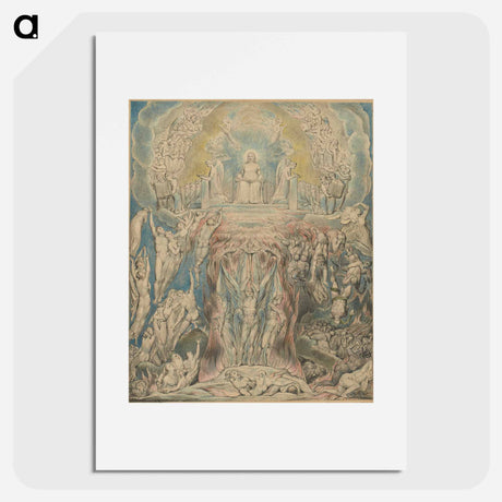 アートポスター-The Day of Judgment - ウィリアム ブレイク Poster.