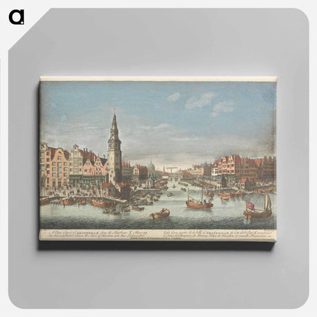 アートパネル-A View of part of Amsterdam from the Harbour Y, Shewing the Herring Packers Tower, the Sluice of Haarlem, & the New Fishmarket
 - イェール大学アートギャラリー Canvas.