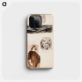 (unknown)part of a sketchbook - アルバート エーデルフェルト Phone Case.