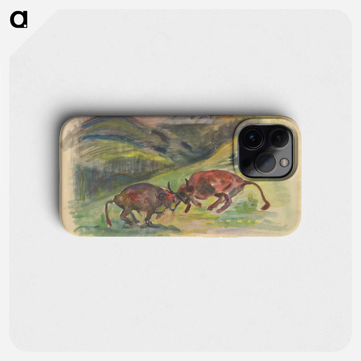 Bull fight - アーノルド ピーター ワイズ クビンチャン Phone Case.