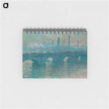 Waterloo Bridge, Gray Weather - クロード モネ Memo.