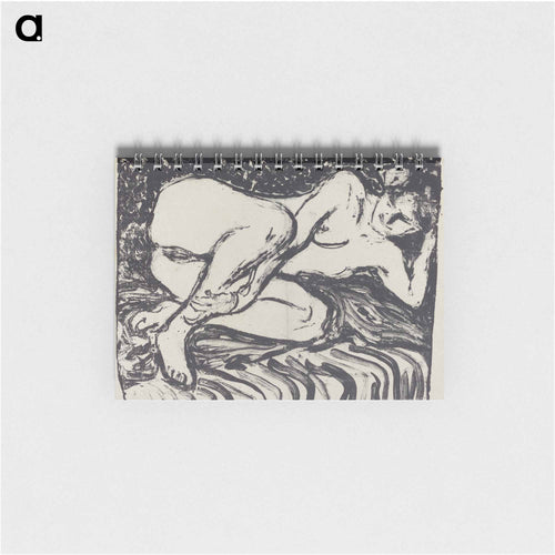 Reclining Nude - Ernst Ludwig Kirchner Memo.