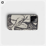 Reclining Nude - エルンスト ルートヴィヒ キルヒナー Phone Case.