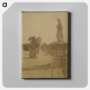 アートパネル-Jardin des Tuileries
 - ウジェーヌ アジェ Canvas.
