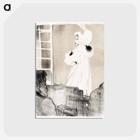 アートポストカード-Miss May Belfort - アンリ ド トゥールーズ ロートレック Postcard.