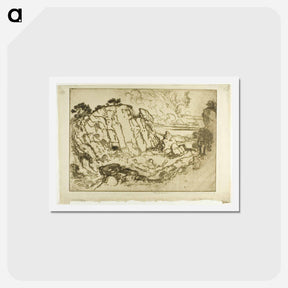 アートポストカード-Quarry on Pentelicon
 - ジョセフ ペネル Postcard.