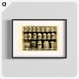 アートポスター-Pharmacy Jars: Earthenware from Meillonnas Bresse
 - 国立医学図書館 Poster.