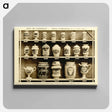 アートパネル-Pharmacy Jars: Earthenware from Meillonnas Bresse
 - 国立医学図書館 Canvas.