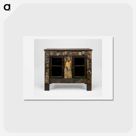 アートポストカード-Earthly Paradise - ポール ゴーギャン Postcard.