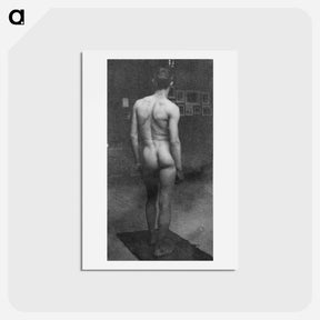 アートポストカード-Male Nude (Samuel Murray) - トーマス エイキンズ Postcard.