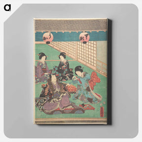 アートパネル-Utagawa Kunisada Print
 - 歌川 国貞 Canvas.