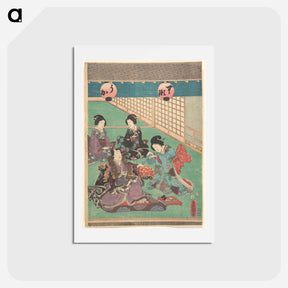 アートポストカード-Utagawa Kunisada Print
 - 歌川 国貞 Postcard.