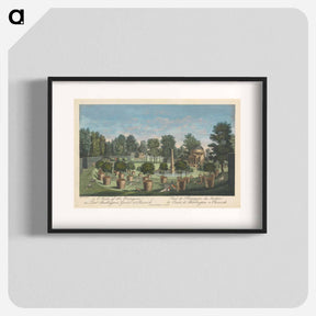 アートポスター-A View of the Orangerie in Lord Burlington's Garden at Chiswick
 - イェール大学アートギャラリー Poster.