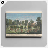 アートパネル-A View of the Orangerie in Lord Burlington's Garden at Chiswick
 - イェール大学アートギャラリー Canvas.