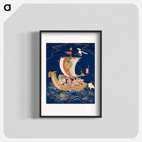 アートポスター-Embroidered Fukusa
 - クリーブランド美術館 Poster.