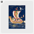 アートポストカード-Embroidered Fukusa
 - クリーブランド美術館 Postcard.