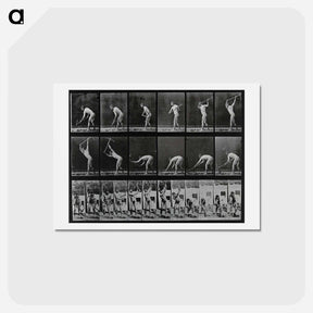 アートポストカード-Man with Pickaxe
 - エドワード マイブリッジ Postcard.