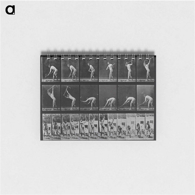 アートメモ帳-Man with Pickaxe
 - エドワード マイブリッジ Memo.