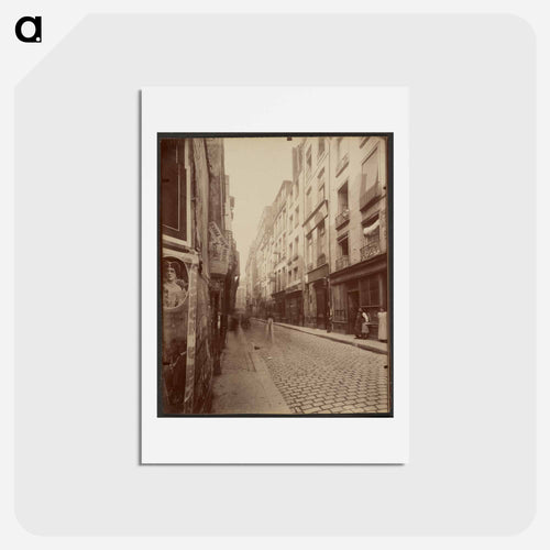 Les Maisons de la rue Grenier St. Lazare 4, 6, 8
 - ウジェーヌ アジェ Postcard.
