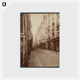 アートポストカード-Les Maisons de la rue Grenier St. Lazare 4, 6, 8
 - ウジェーヌ アジェ Postcard.