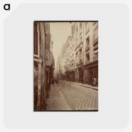 アートポストカード-Les Maisons de la rue Grenier St. Lazare 4, 6, 8
 - ウジェーヌ アジェ Postcard.