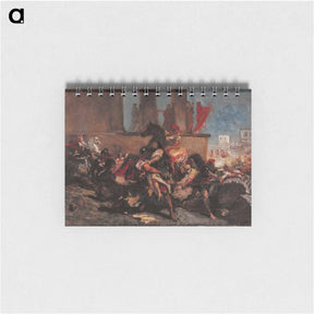 アートメモ帳-The rape of Sabine women - ウジェーヌ ドラクロワ Memo.